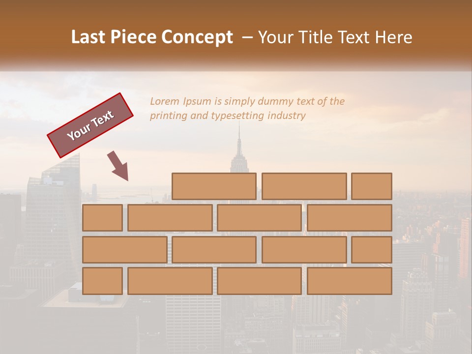 City Historic Manhattan PowerPoint Template