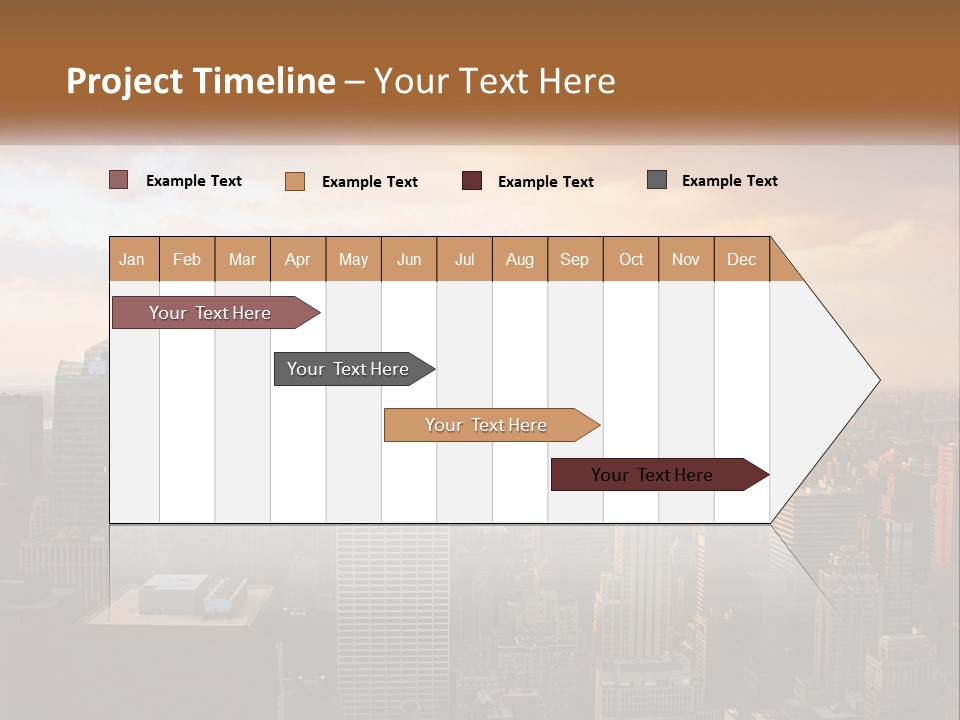 City Historic Manhattan PowerPoint Template