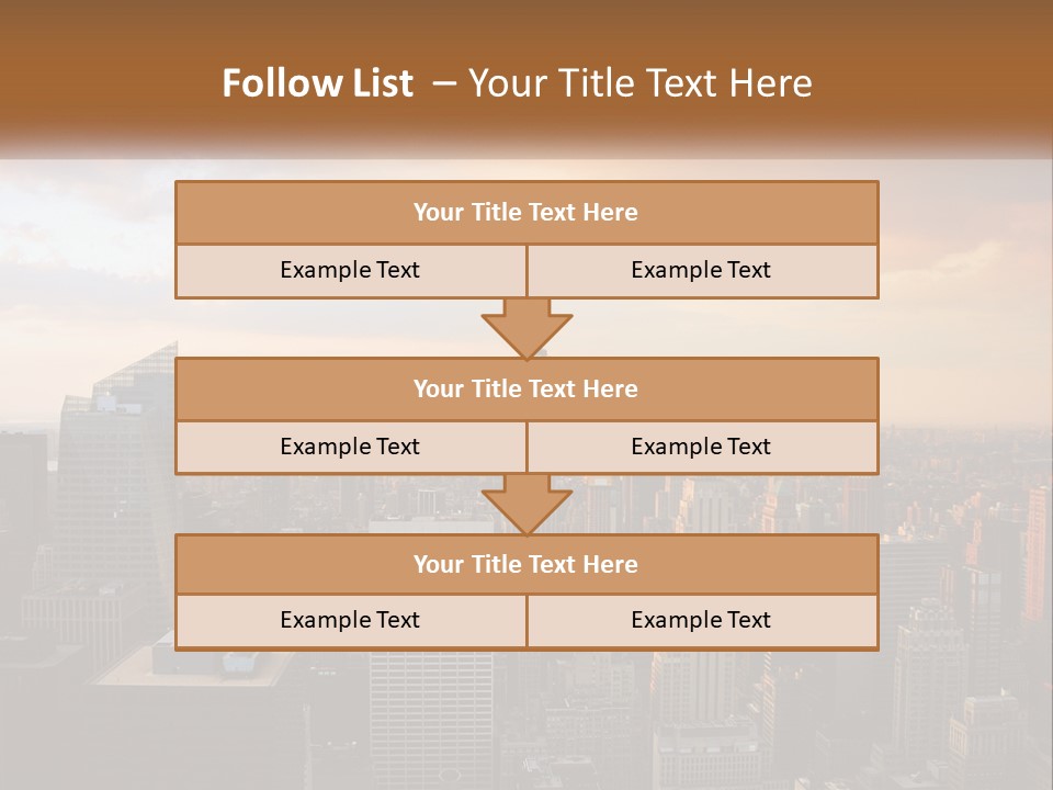 City Historic Manhattan PowerPoint Template