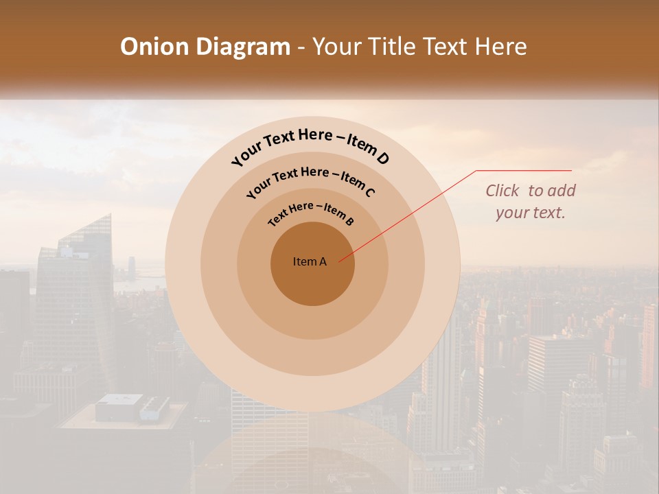 City Historic Manhattan PowerPoint Template