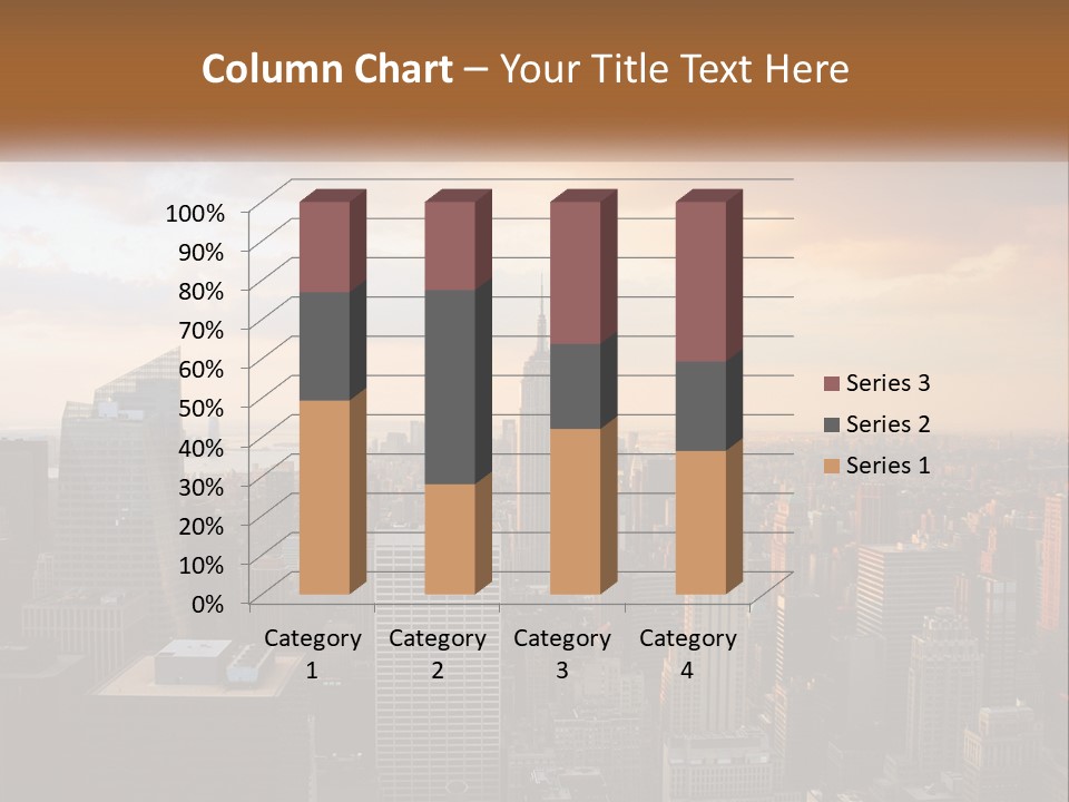 City Historic Manhattan PowerPoint Template