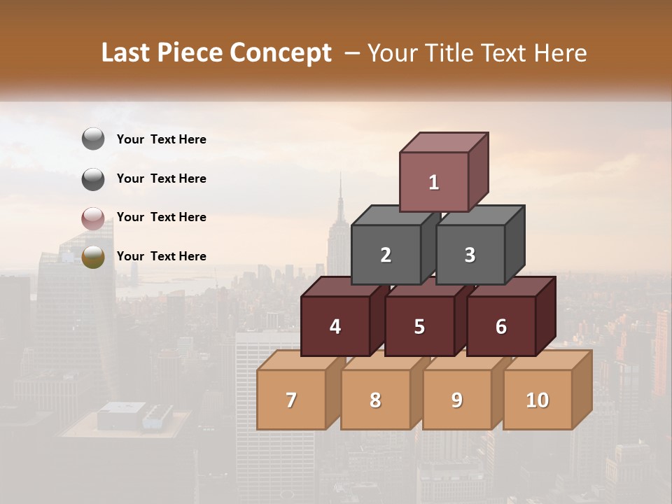 City Historic Manhattan PowerPoint Template