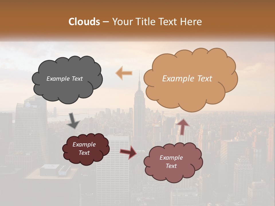 City Historic Manhattan PowerPoint Template