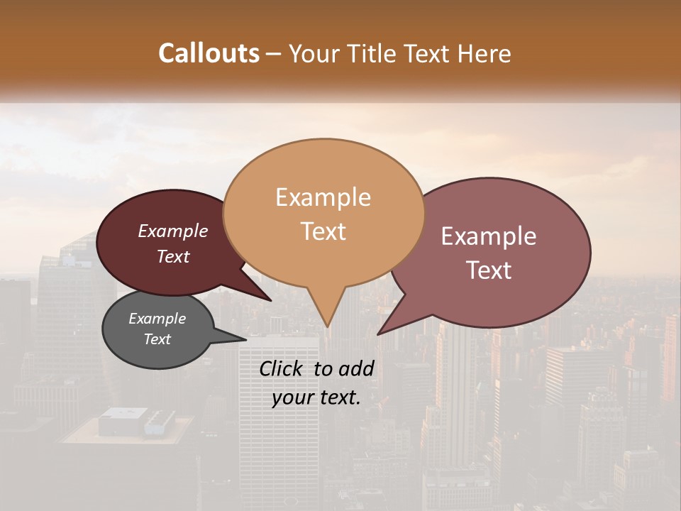 City Historic Manhattan PowerPoint Template