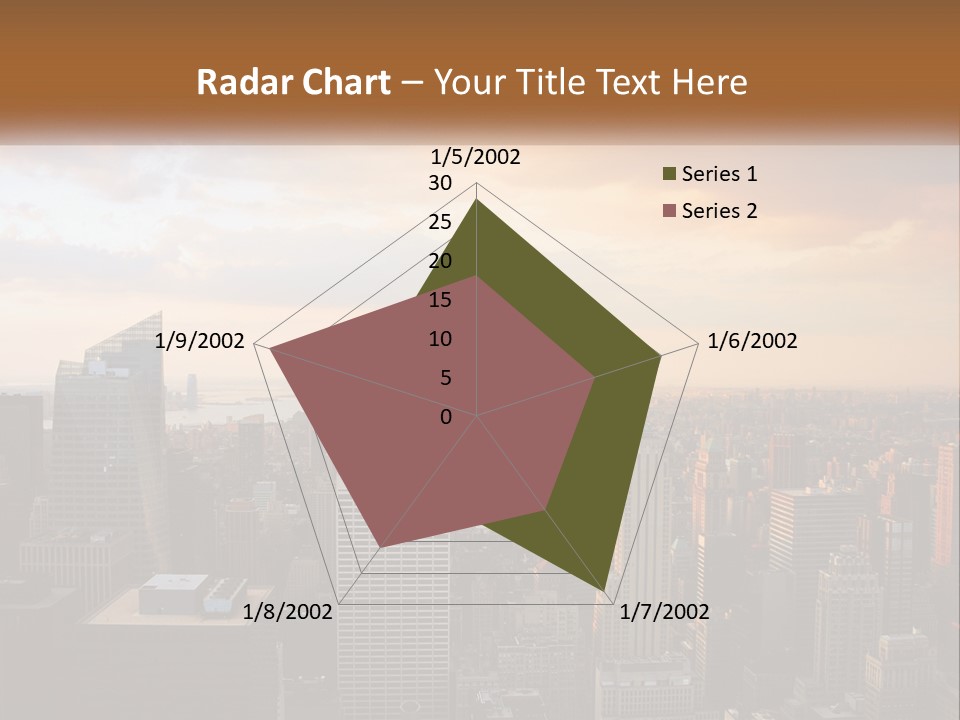 City Historic Manhattan PowerPoint Template