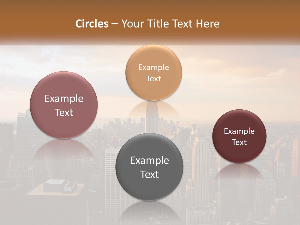 City Historic Manhattan PowerPoint Template