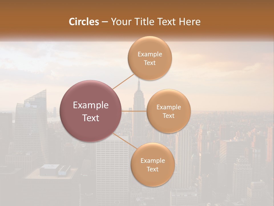 City Historic Manhattan PowerPoint Template