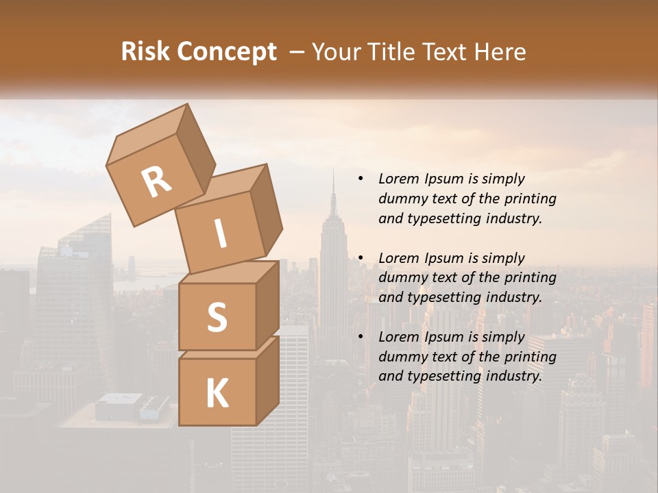 City Historic Manhattan PowerPoint Template