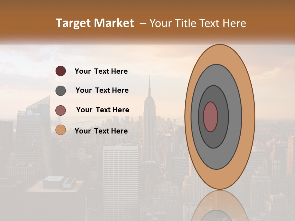 City Historic Manhattan PowerPoint Template