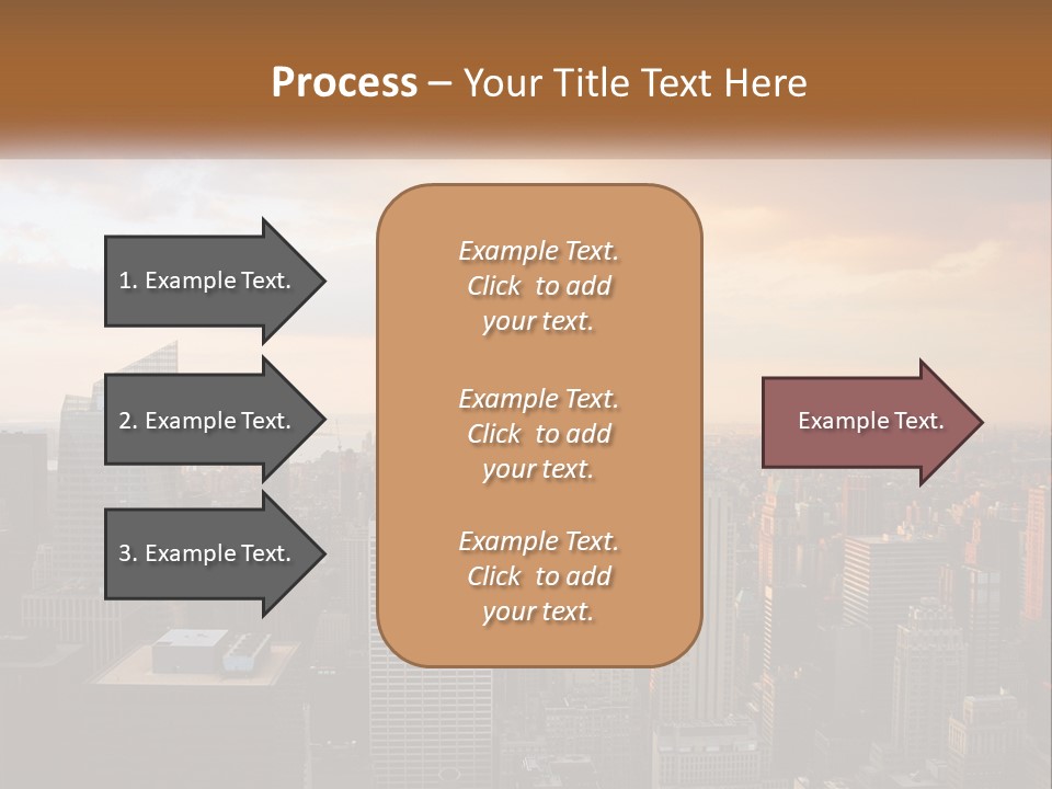 City Historic Manhattan PowerPoint Template