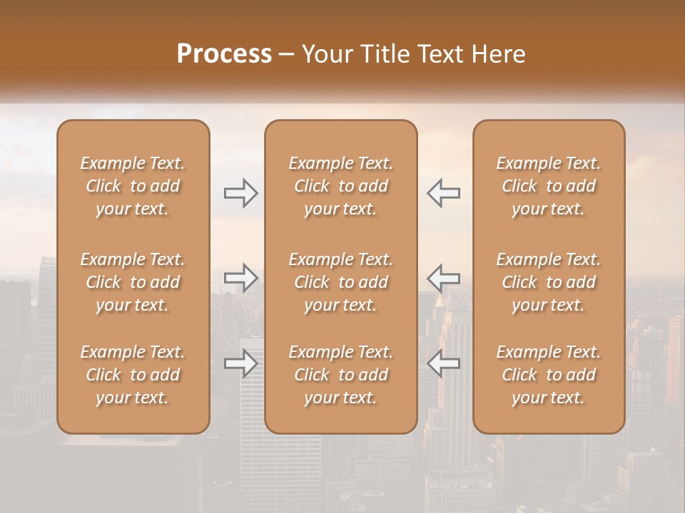 City Historic Manhattan PowerPoint Template