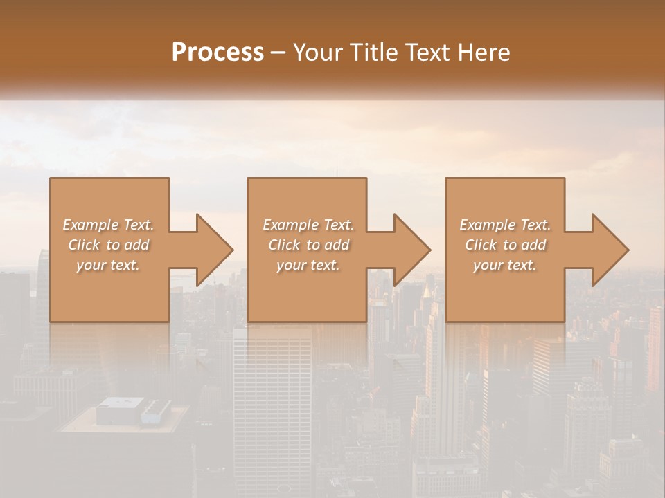 City Historic Manhattan PowerPoint Template