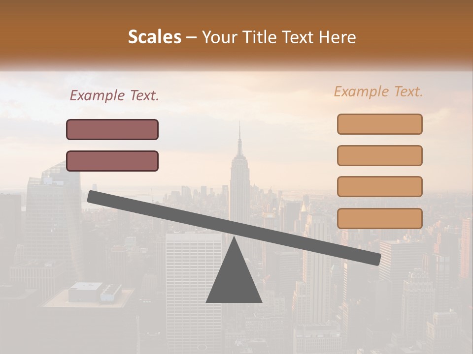 City Historic Manhattan PowerPoint Template