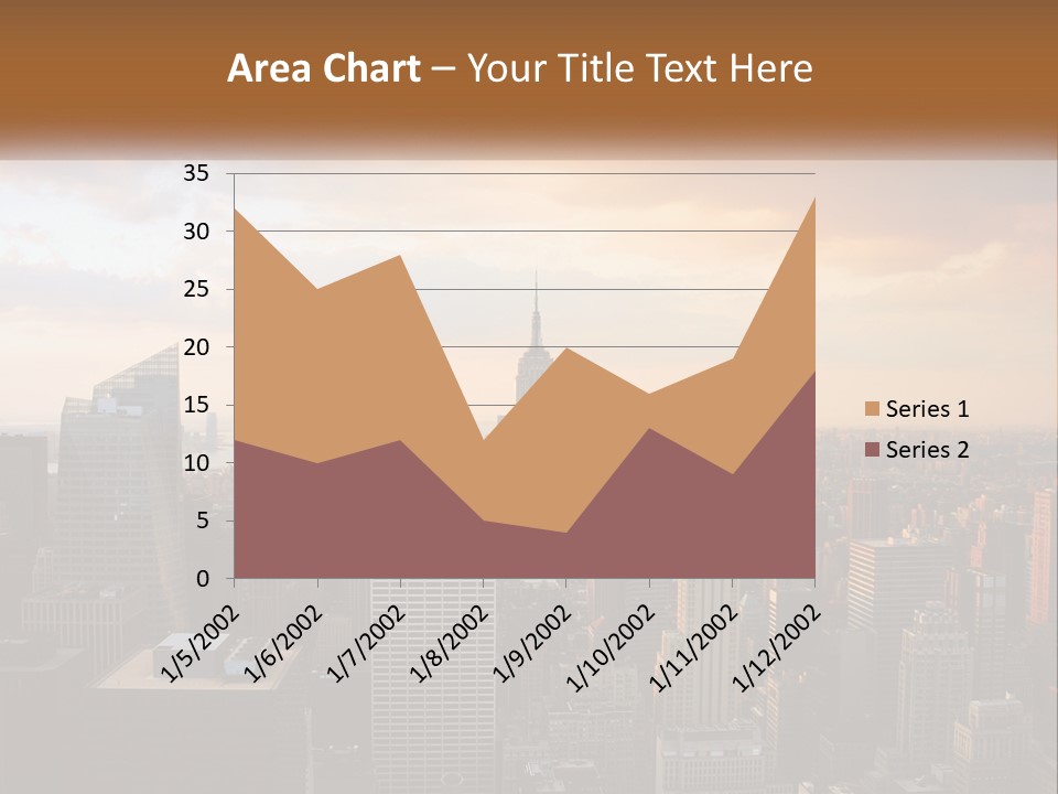 City Historic Manhattan PowerPoint Template