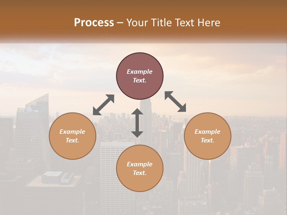 City Historic Manhattan PowerPoint Template
