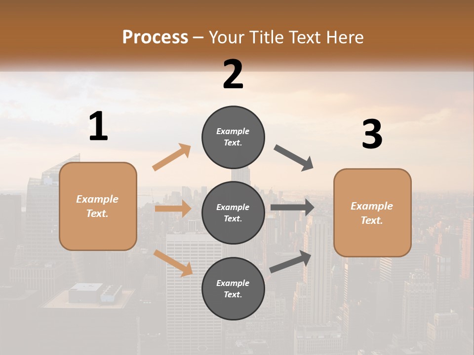 City Historic Manhattan PowerPoint Template