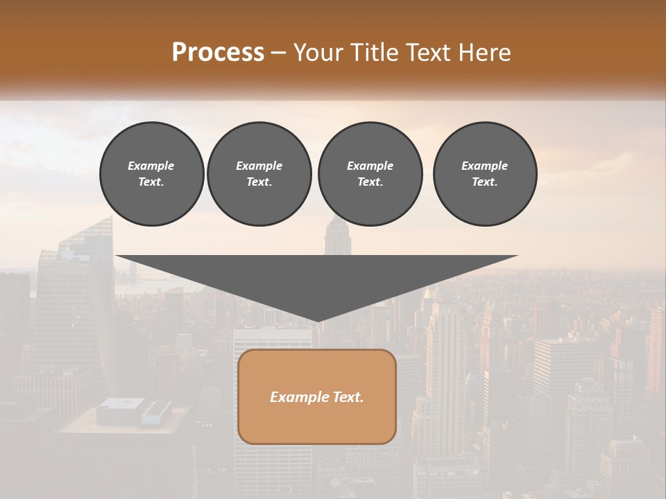 City Historic Manhattan PowerPoint Template
