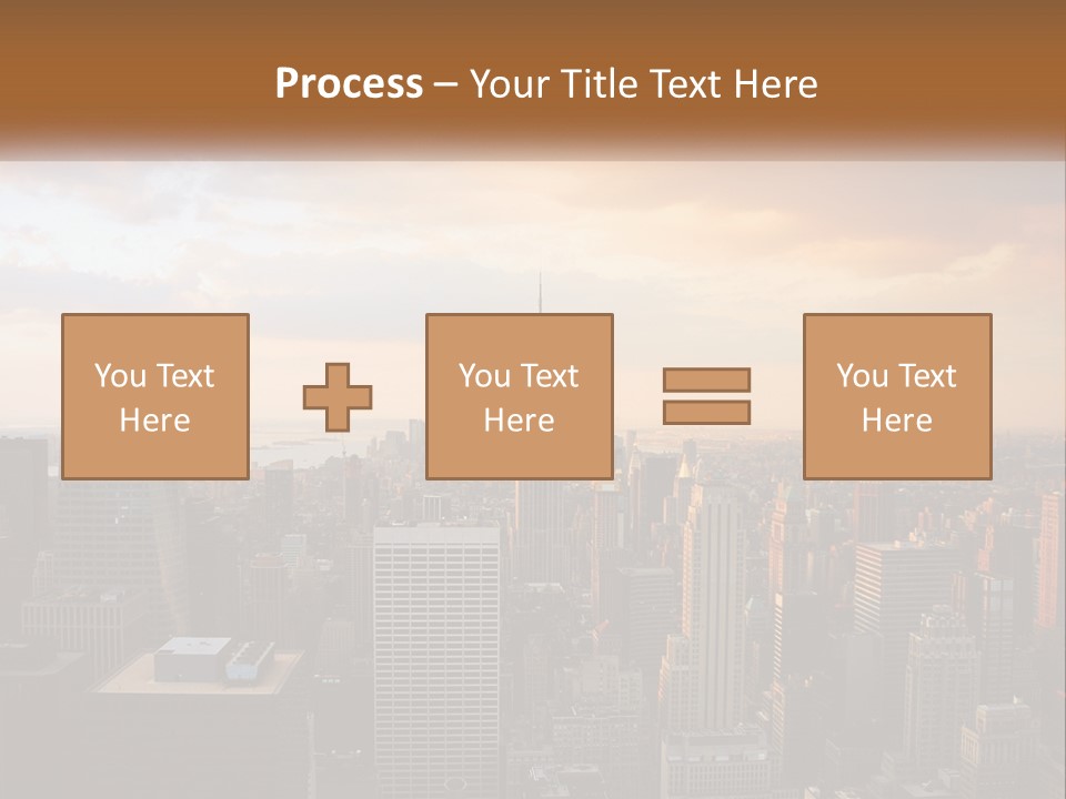 City Historic Manhattan PowerPoint Template
