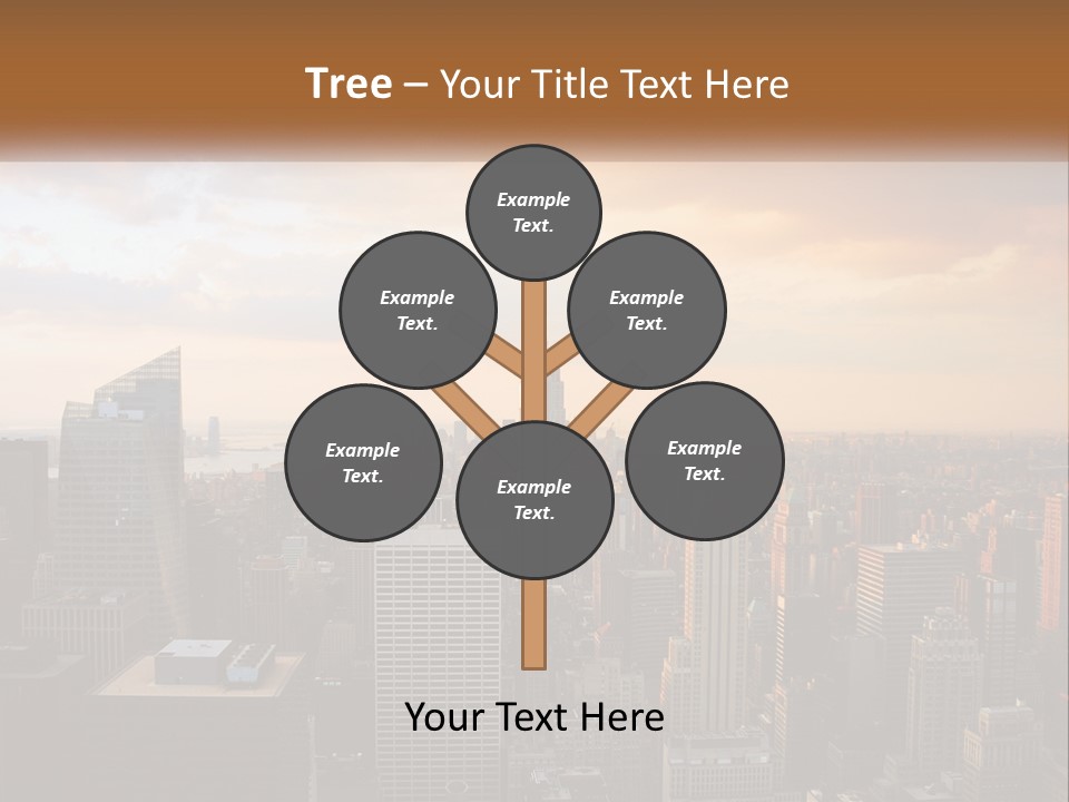 City Historic Manhattan PowerPoint Template