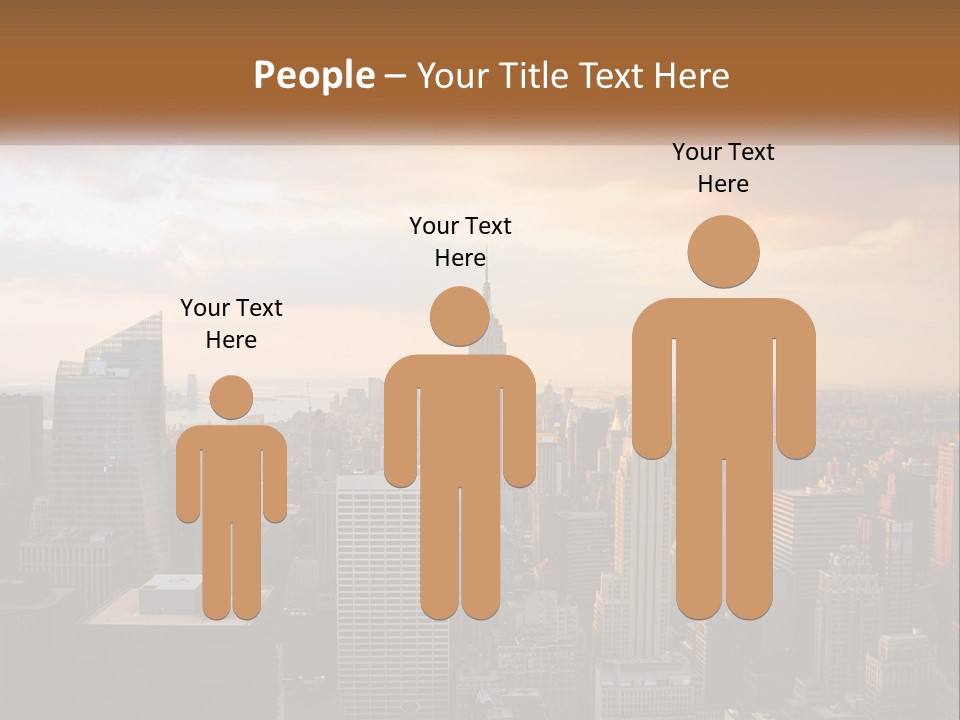 City Historic Manhattan PowerPoint Template