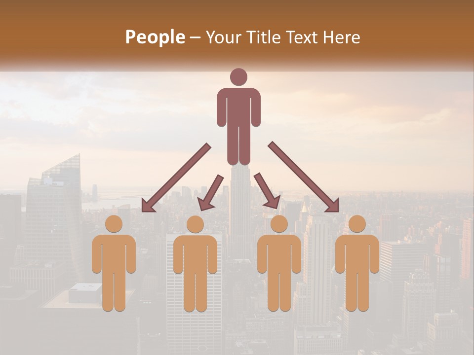 City Historic Manhattan PowerPoint Template