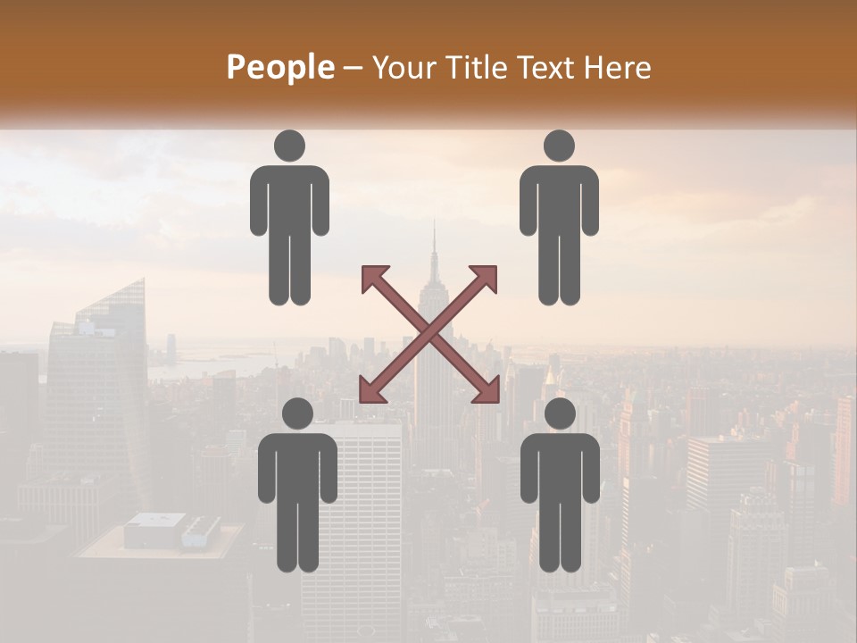 City Historic Manhattan PowerPoint Template