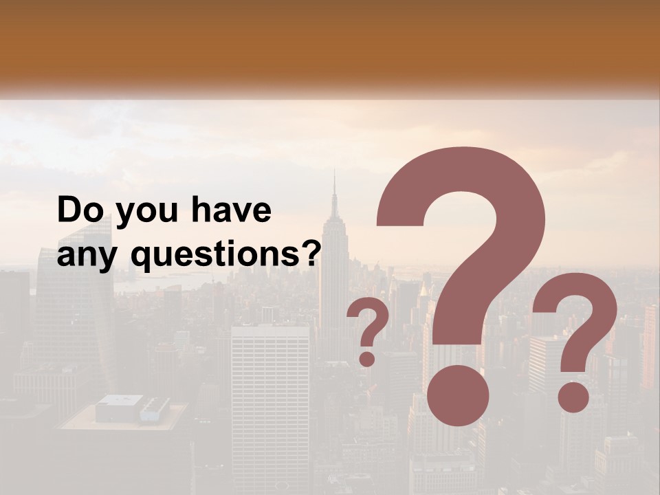 City Historic Manhattan PowerPoint Template