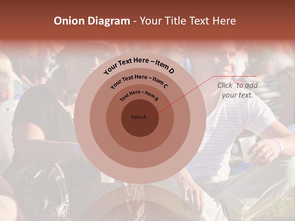 Happy Sitting Rock PowerPoint Template