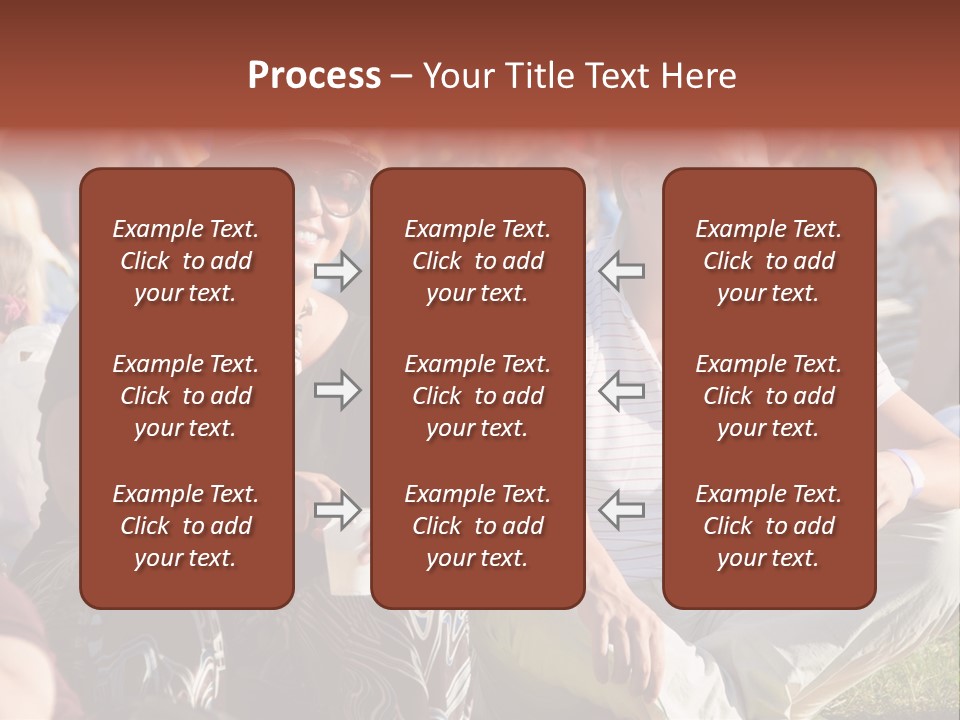 Happy Sitting Rock PowerPoint Template