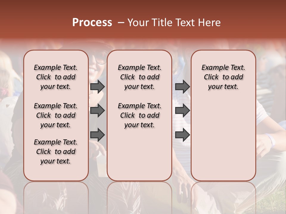 Happy Sitting Rock PowerPoint Template