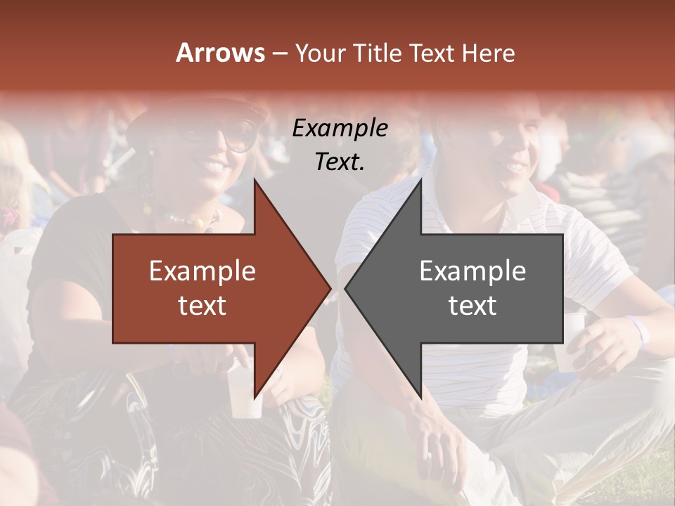 Happy Sitting Rock PowerPoint Template