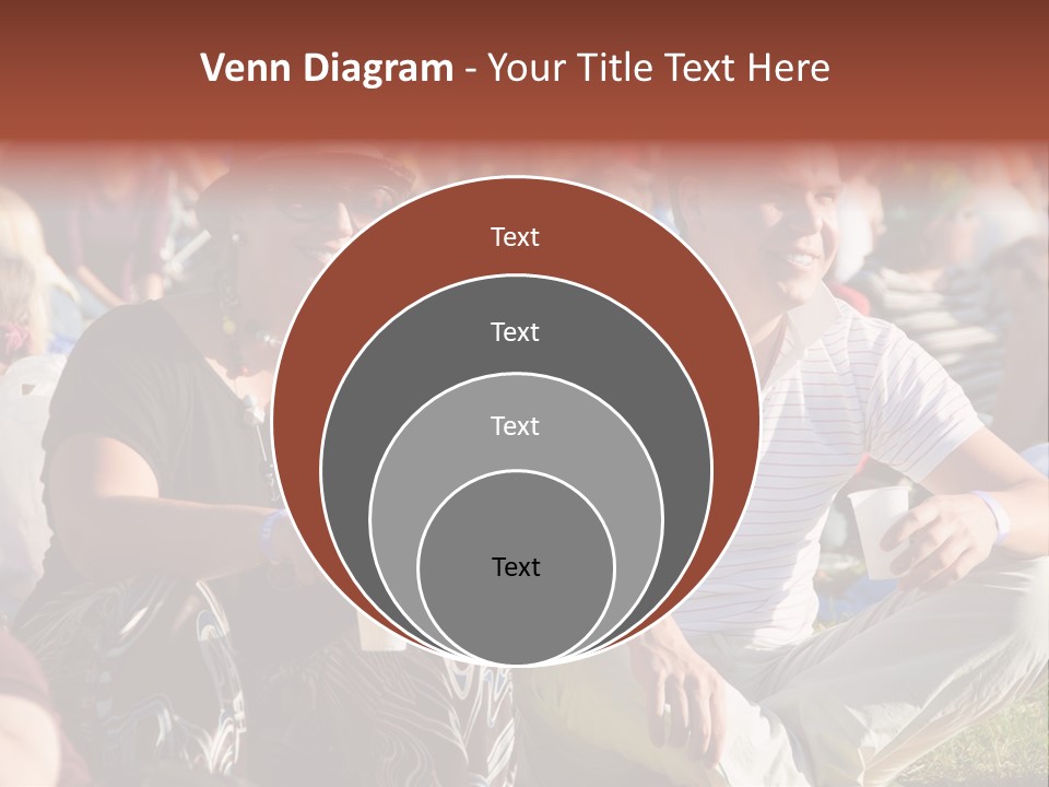 Happy Sitting Rock PowerPoint Template