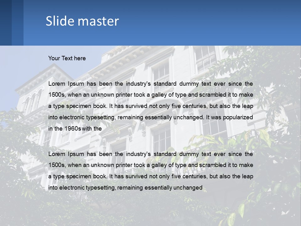 Victorian Street Development PowerPoint Template
