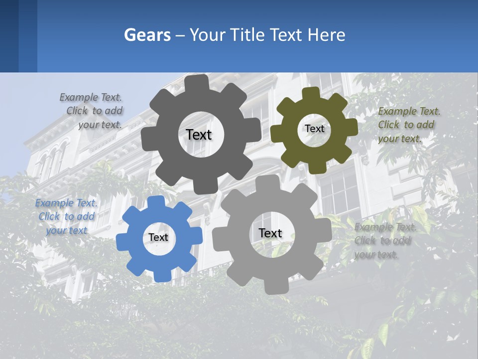 Victorian Street Development PowerPoint Template