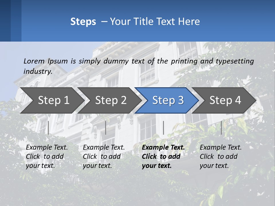 Victorian Street Development PowerPoint Template