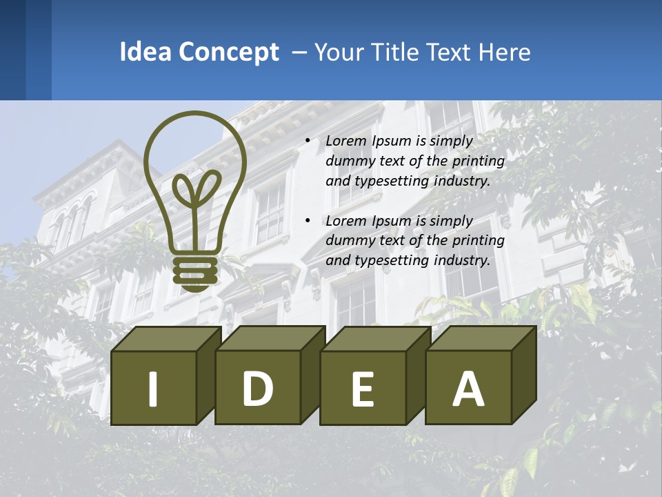 Victorian Street Development PowerPoint Template