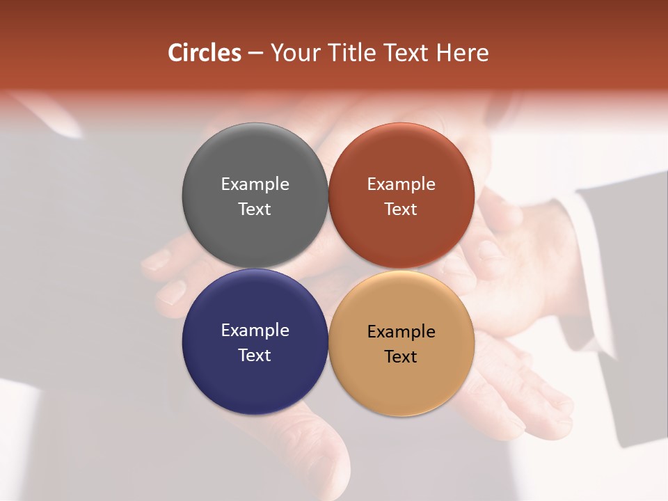 Happy Businesspeople Union PowerPoint Template