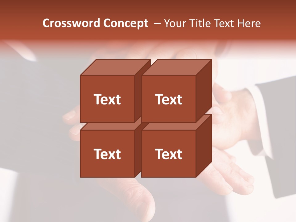 Happy Businesspeople Union PowerPoint Template