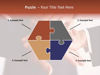 Happy Businesspeople Union PowerPoint Template