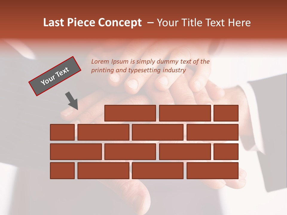 Happy Businesspeople Union PowerPoint Template