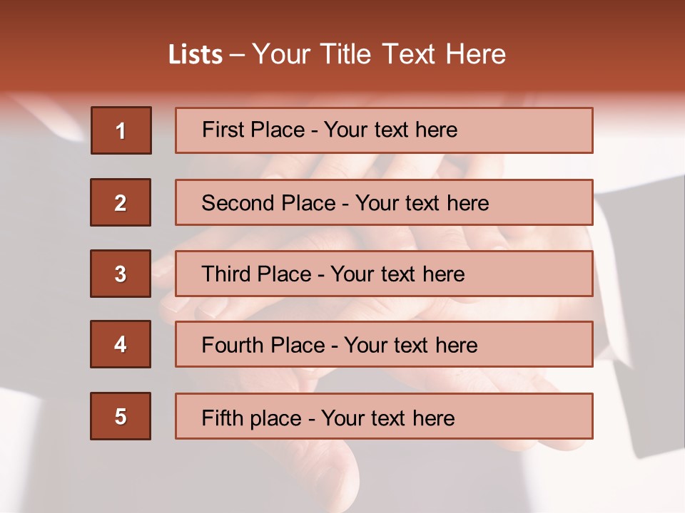 Happy Businesspeople Union PowerPoint Template