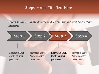 Happy Businesspeople Union PowerPoint Template