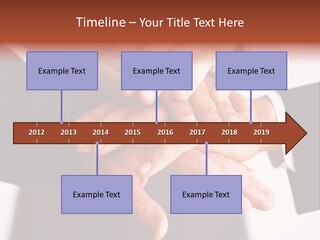 Happy Businesspeople Union PowerPoint Template