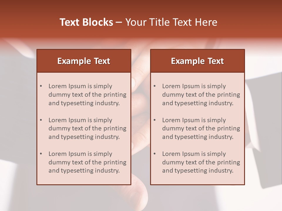 Happy Businesspeople Union PowerPoint Template