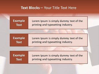 Happy Businesspeople Union PowerPoint Template