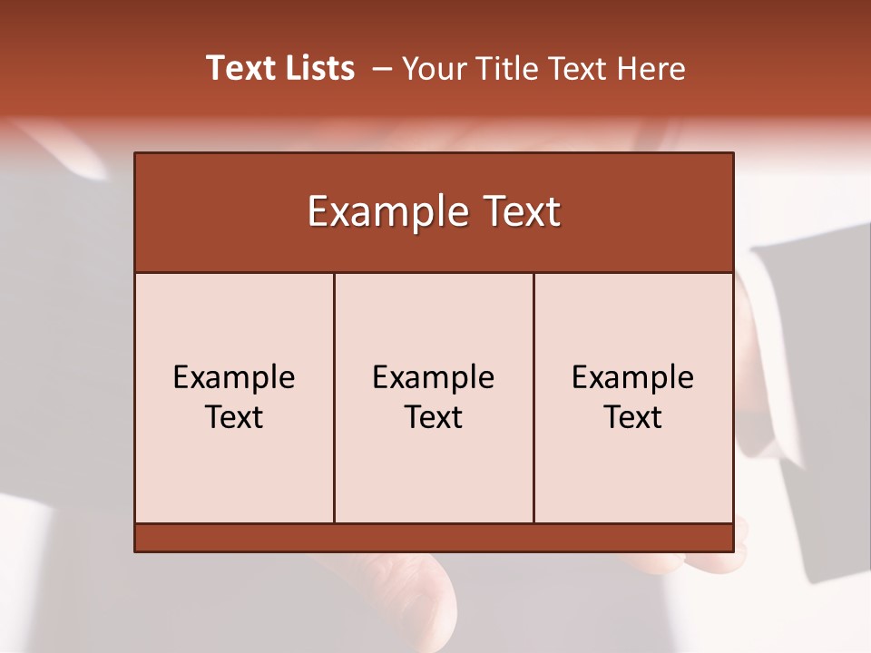 Happy Businesspeople Union PowerPoint Template