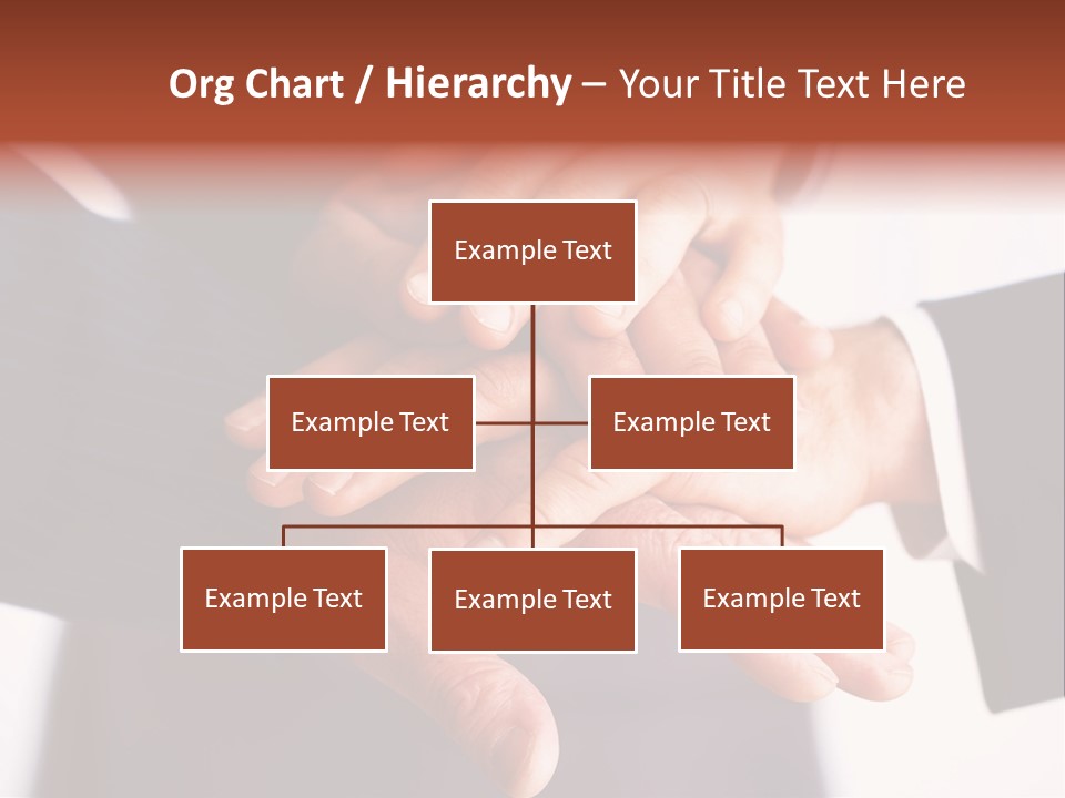 Happy Businesspeople Union PowerPoint Template