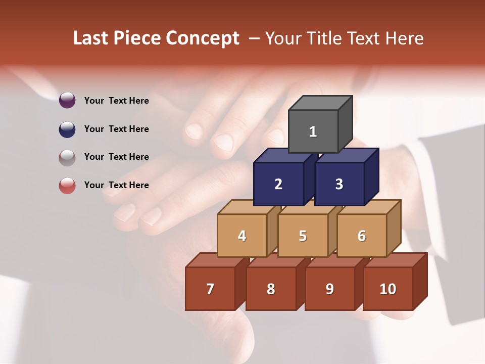 Happy Businesspeople Union PowerPoint Template