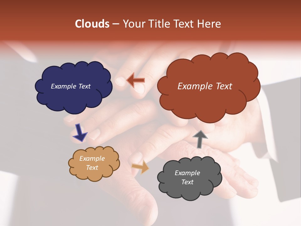 Happy Businesspeople Union PowerPoint Template