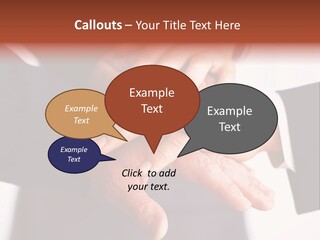 Happy Businesspeople Union PowerPoint Template